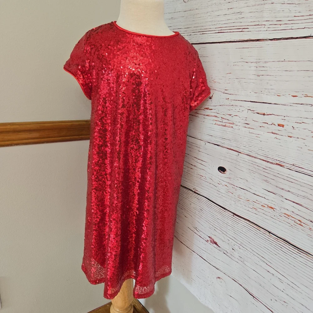 Petite Adele Sequin Girl Dress Size Size 6-8